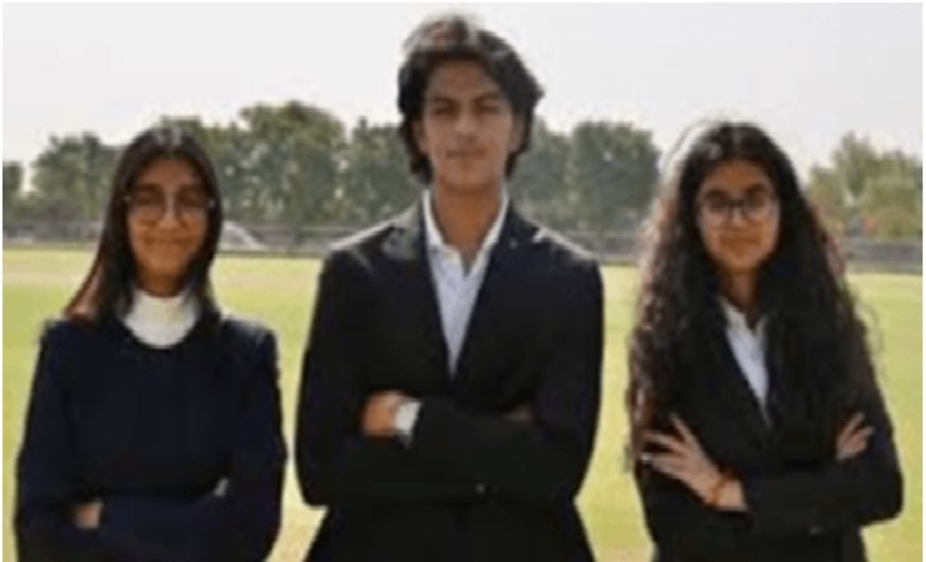 Indian teenagers Vivaan Chhawchharia, Ariana Agrawal, and Avyana Mehta were announced as the first global winners of The Earth Prize 2026